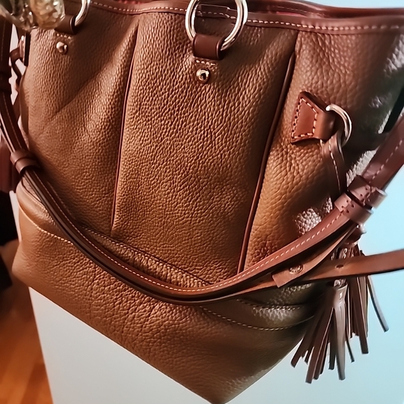 Dooney & Bourke Florentine Buckley Brown Leather Handbag - Picture 6 of 12